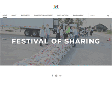 Tablet Screenshot of festivalofsharing.org